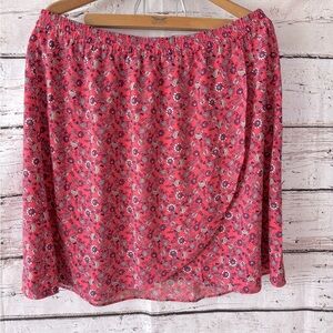 NWT Ann Taylor Loft Women’s Size XL Floral Pink Skirt